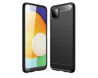 DLH Coque silicone noire pour Samsung Galaxy A22 5G (SM-A226)