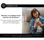 FORCEGLASS Film protection Verre trempé anti choc pour iPhone 14 Pro