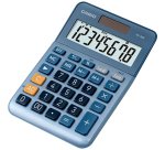 Casio MS-80E calculator Pocket Financial Blue