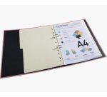 Intercalaires imprimés Carte peau 155g 24 positions de A à Z - A4 - Ivoire