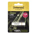 Intenso Green Line USB flash drive 128 GB USB Type-A 3.2 Gen 1 (3.1 Gen 1) Beige, Bruin