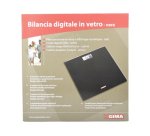 GIMA 27248 bilance pesapersone Quadrato Nero Bilancia pesapersone elettronica