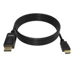 Vision TC 2MDPHDMI8K/BL câble vidéo et adaptateur 2 m DisplayPort HDMI Noir