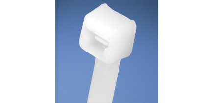 Panduit , 7.4"L (188mm), Standard, Nylon, Natural, 100pc cable tie