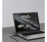 MCL MC1D99AZZ03CRJ452 changeur de genre de câble USB C RJ-45 Noir, Gris