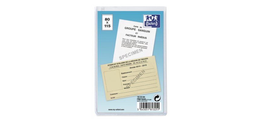 Etui multi-usage 8x11,5 PVC 20/100ème incolore