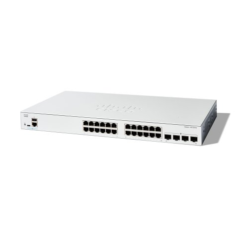 Cisco C1300-24T-4G commutateur réseau Géré L2/L3 Gigabit Ethernet (10/100/1000) Blanc
