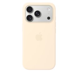 Apple Coque en silicone avec MagSafe pour iPhone 17 Pro - Vanille