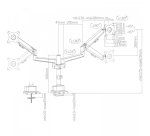 MCL MS3A99ASBA2E3209N support d'écran plat pour bureau 81,3 cm (32") Noir