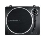 Audio-Technica AT-LP70XBT Tocadiscos de tracción por correa Negro, Plata Totalmente automático