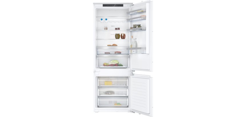 NEFF Réfrigérateur congélateur encastrable KB7962FE0, Combiné XXL, 194 x 70.8 cm, 383 litres