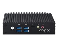 Chip PC ID PC 2 LAN Intel® N N100 8 Go DDR4-SDRAM 256 Go SSD Windows 11 Pro Mini PC Noir