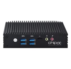 Chip PC ID PC 2 LAN Intel® N N100 8 Go DDR4-SDRAM 256 Go SSD Windows 11 Pro Mini PC Noir