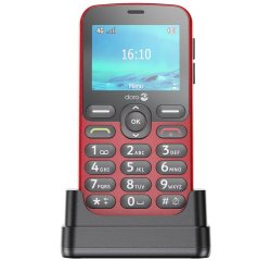 Doro 1880 6,1 cm (2.4") 113,7 g Rouge Téléphone d'entrée de gamme