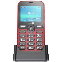 Doro 1880 6,1 cm (2.4") 113,7 g Rouge Téléphone d'entrée de gamme
