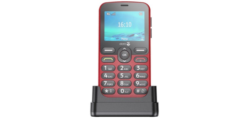 Doro 1880 6,1 cm (2.4") 113,7 g Rouge Téléphone d'entrée de gamme
