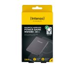 Intenso MW5000 Magnetic Power Bank 5000 mAh – MagSafe Compatible, 15W Wireless Charging, 20W USB-C PD, Slim & Compact – Tested in Germany – Gray