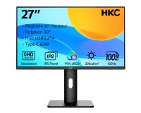 MCL Moniteur 27" IPS QHD, HDMI + DP + Audio + Type C + USB 3.2 + SPK