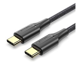 Vention Cable USB 2.0 Tipo-C 3A TAUBF/ USB Tipo-C Macho - USB Tipo-C Macho/ 1m/ Negro