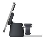 Belkin BoostCharge Pro Casques, Smartphone, Smartwatch Charbon de bois Secteur Recharge sans fil Charge rapide Intérieure