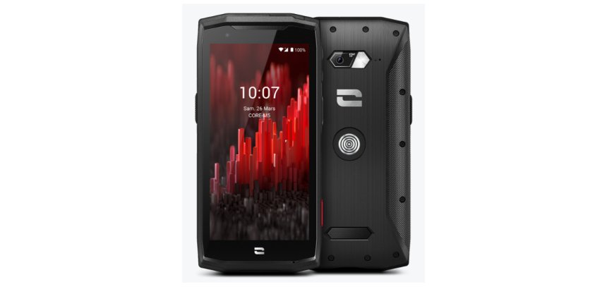 Crosscall CORE-M5 12,6 cm (4.95") Dual SIM ibrida 4G USB tipo-C 4 GB 64 GB 4000 mAh Nero