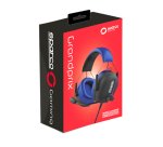 Sparco SPHEADPHONEEVO cuffia e auricolare Cablato A Padiglione Gaming USB tipo A Nero, Blu