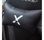 X Rocker 2021032 Gaming-Stuhl Videospielsessel Gepolsterter Stuhl Schwarz
