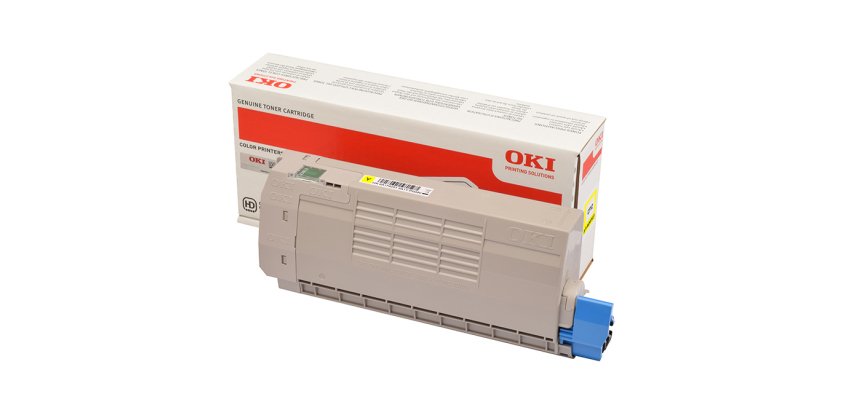 OKI - jaune - original - cartouche de toner