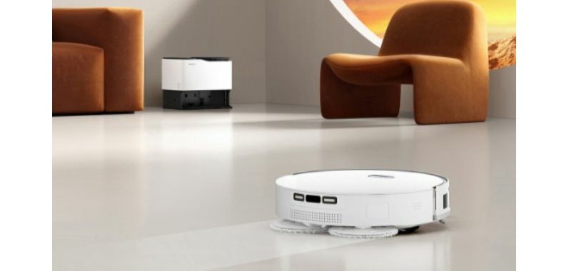 EZICLEAN Aspirateur robot laveur All-in-One Z15 Pro