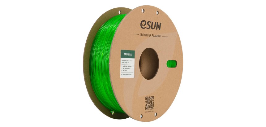 eSUN TPU-95A Thermoplastic Polyurethane (TPU) Green 1 kg