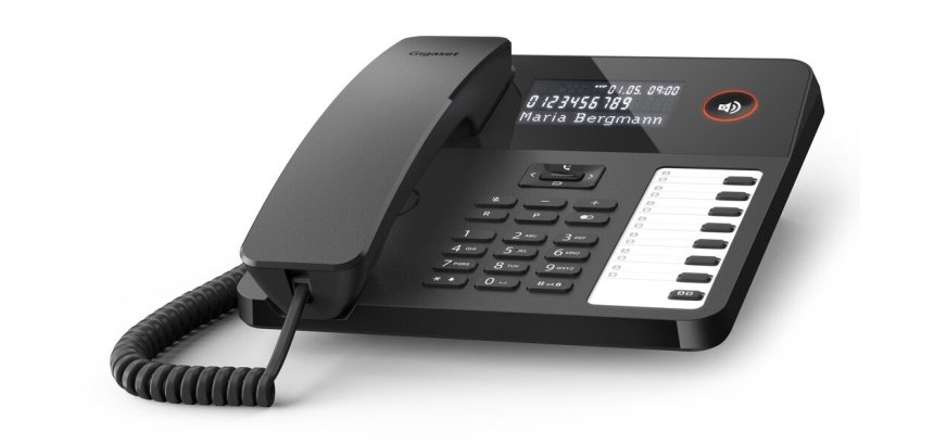 Gigaset DESK 600 Telefono analogico Identificatore di chiamata Nero