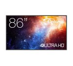 Optoma N3861K Écran plat de signalisation numérique 2,18 m (86") LED Wifi 450 cd/m² 4K Ultra HD Noir Android 11 24/7