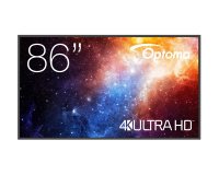 Optoma N3861K Écran plat de signalisation numérique 2,18 m (86") LED Wifi 450 cd/m² 4K Ultra HD Noir Android 11 24/7