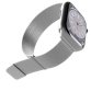 SBS Bracelet pour montre PURO band Apple Watch Argent- boîtier 38-40-41 mm