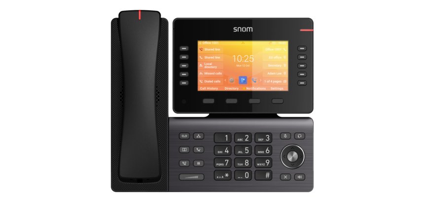 Snom D892M telefono IP Nero TFT Wi-Fi