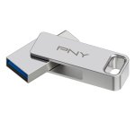 PNY DUO LINK USB flash drive 64 GB USB Type-A / USB Type-C 3.2 Gen 1 (3.1 Gen 1) Stainless steel
