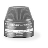 Flacon de recharge Lumocolor permanent 48717-9 , noir