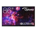 Optoma H1F0H08BW101 tableau blanc interactif 2,18 m (86") 3840 x 2160 pixels Écran tactile Noir USB