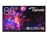 Optoma H1F0H08BW101 tableau blanc interactif 2,18 m (86") 3840 x 2160 pixels Écran tactile Noir USB