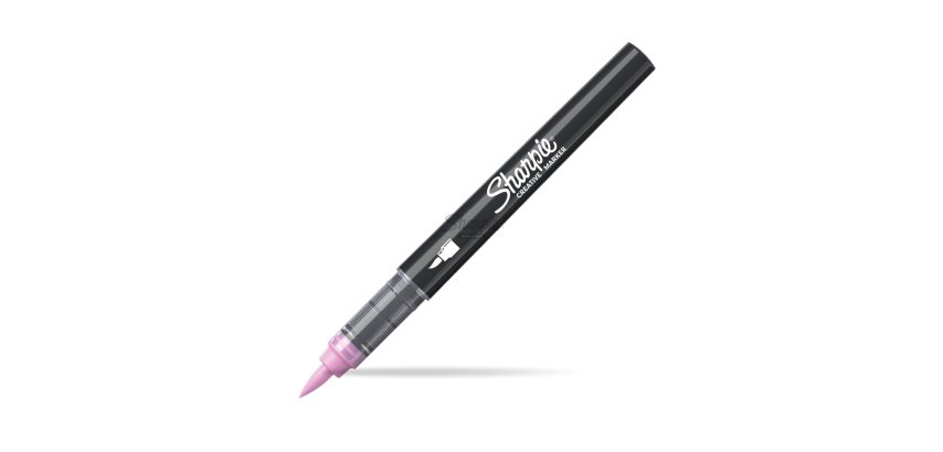 Marqueur sharpie creatif pointe pinceau trait min      1,2mm encre acrylique coloris rose
