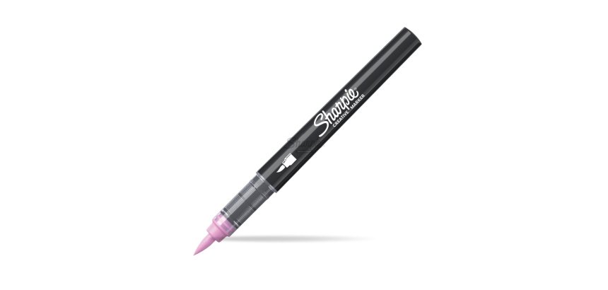 Marqueur sharpie creatif pointe pinceau trait min      1,2mm encre acrylique coloris rose