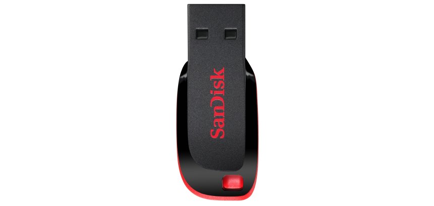 SanDisk Cruzer Blade unità flash USB 16 GB USB tipo A 2.0 Nero, Rosso