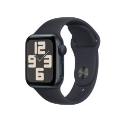 Apple Watch SE GPS 40mm Midnight Aluminium Case with Midnight Sport Band - M/L