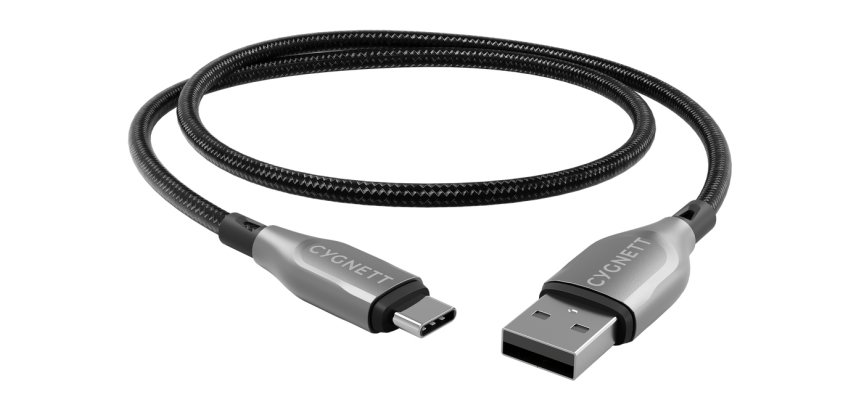 Cygnett CY4683PCUSA cavo USB USB 2.0 2 m USB A USB C 0,48 Gbit/s Nero, Argento