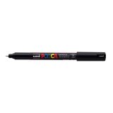 Marcatore a base d'acqua Uni Posca Pen PC1M - punta extra fine 0,7mm - nero  - Uni Mitsubishi