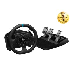 Logitech G G923 Noir USB 2.0 Volant + pédales Analogique/Numérique PC, PlayStation 4, PlayStation 5
