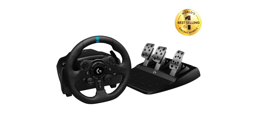 Logitech G G923 Noir USB 2.0 Volant + pédales Analogique/Numérique PC, PlayStation 4, PlayStation 5