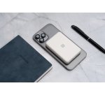 XtremeMac XWH-PMS2-13 banque d'alimentation électrique 5000 mAh Recharge sans fil Blanc