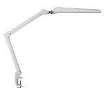MAULcraft LED Schreibtischlampe Tischklemme dimmbar weiß