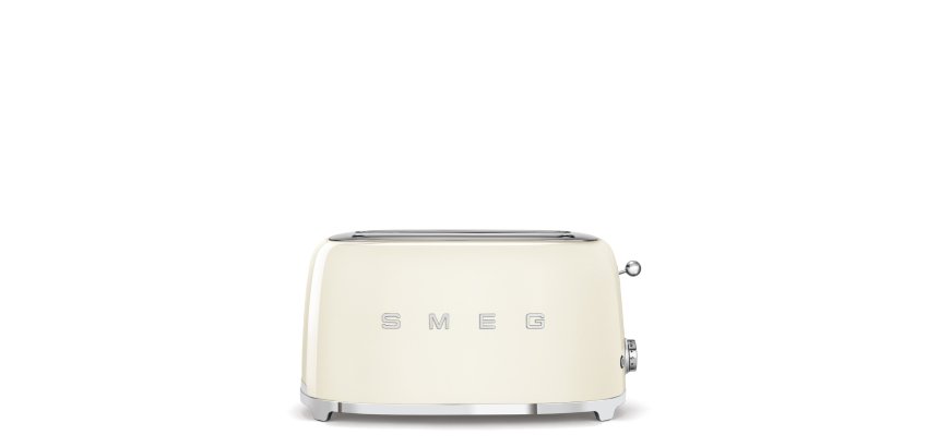 SMEG Grille pain TSF02CREU Crème 2 fentes extra longues
